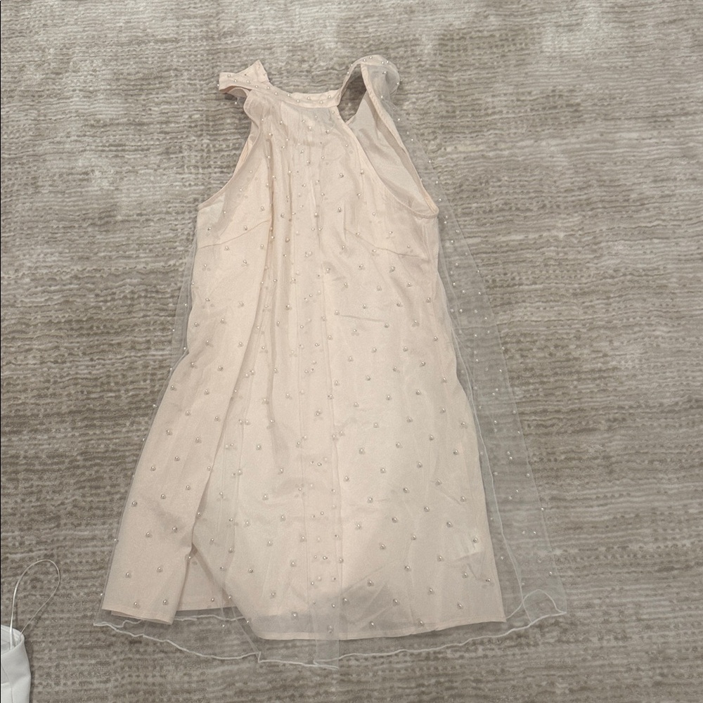 Elegant Pink Sleeveless Dress